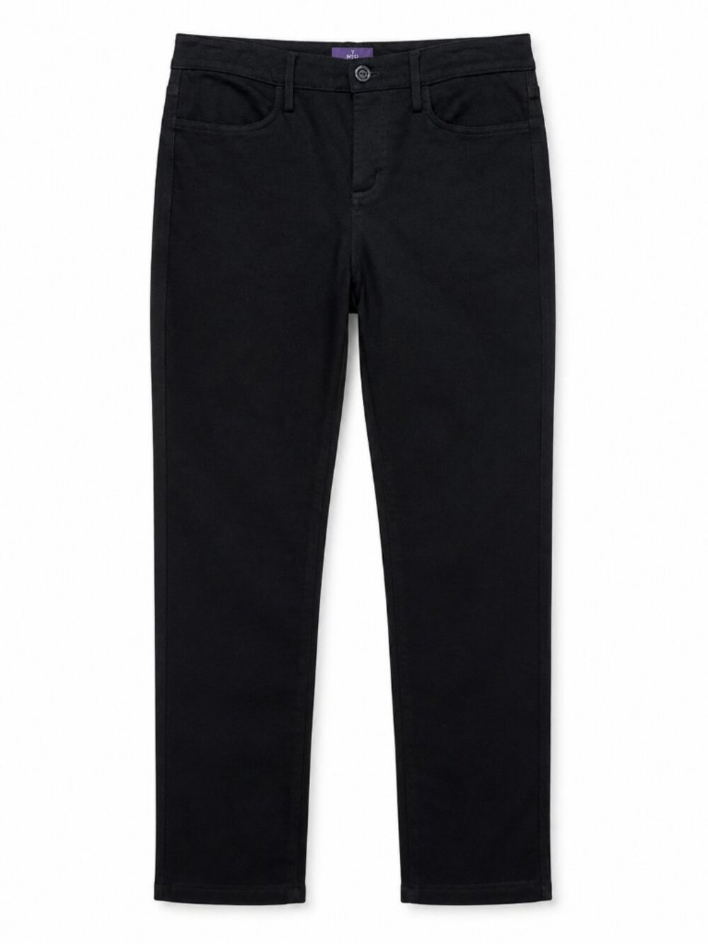 NYDJ Black Slim Straight Pants Petite Size 4P